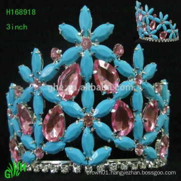 beauty miss world top fashion prom crystal rhinestone crown tiaras